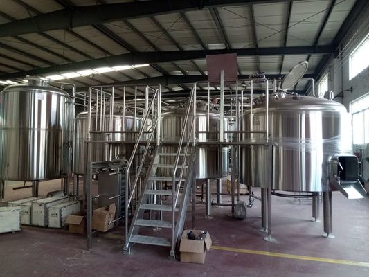 calidad  Auto Control Stainless Steel Brewing Equipment Brewhouse System For Brewpub fábrica