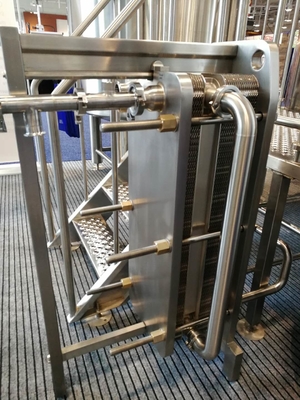 panel de control semi auto del equipo de la elaboración de la cerveza del gran escala de la cervecería 10BBL