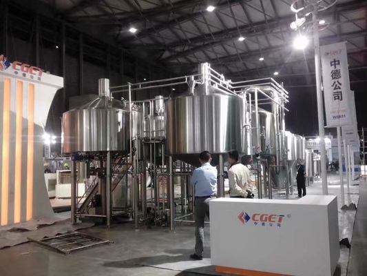 Equipo grande de la cervecería del equipo 2000L Sus304 de la elaboración de la cerveza del hogar de la pantalla táctil