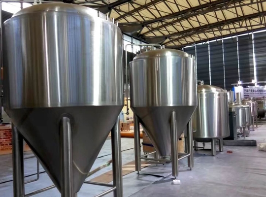 Equipo grande cónico refrigerado de la elaboración de la cerveza de la fermentadora 1000L del acero inoxidable