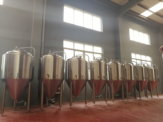 Cónico vestido casero grande del depósito de fermentación de la cerveza de los sistemas de la barra del Pub que elabora/de la cerveza