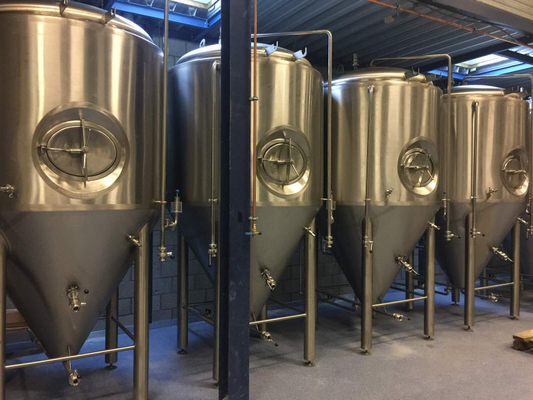 Cónico vestido casero grande del depósito de fermentación de la cerveza de los sistemas de la barra del Pub que elabora/de la cerveza