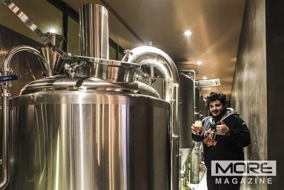 3 barriles 5 barriles que elaboran la cerveza comercial del sistema que hace la cervecería del equipo 7Bbl