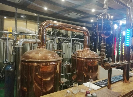 certificación de llavero del CE del sistema de la elaboración de la cerveza del mini equipo micro de la cervecería 500L