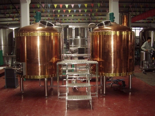 Pequeña escala micro de la máquina de la fábrica de la cerveza del hotel que elabora grueso del sistema 1000L 3m m