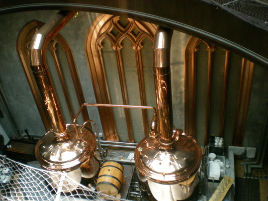 Equipo de cobre de la elaboración de la cerveza del vapor semi auto, máquina del Microbrewery 500L