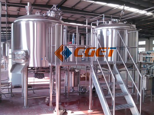 depósitos de fermentación trifásicos de la cervecería del equipo de la elaboración de la cerveza del gran escala 380V