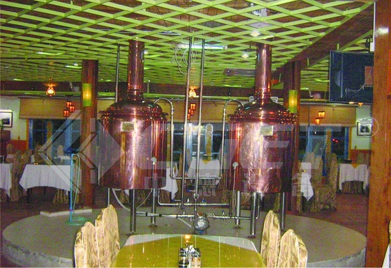 Vapor de cobre del equipo de la elaboración de la cerveza del restaurante micro o calefacción eléctrica