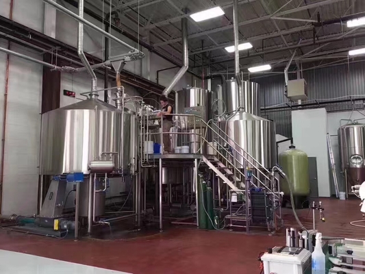 Cerveza del arte de cuatro buques que elabora la calefacción de vapor del acero inoxidable del equipo