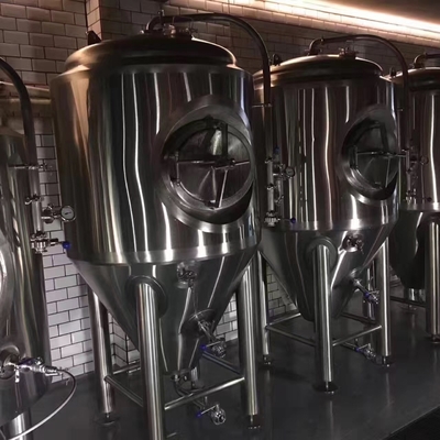 Acero inoxidable del equipo de llavero automático del Microbrewery o material del cobre