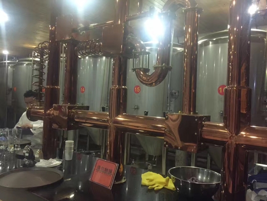 cerveza del arte de 380V 50Hz que elabora la garantía casera de los años de System 3 del Microbrewery del equipo