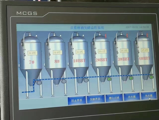 cerveza del arte de 3BBL 5BBL 7BBL que elabora el equipo con las piernas favorables resistentes