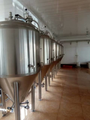 Cerveza industrial del control de la fermentación que hace el equipo para el sitio del laboratorio