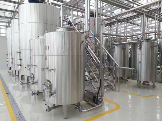 Cerveza industrial del gran escala que elabora voltaje ajustable del equipo 3000l 5000l