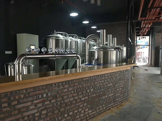 Sistemas comerciales 10Hl - de la elaboración de la cerveza del equipo de la elaboración de la cerveza de la pequeña escala cervecería 30Hl