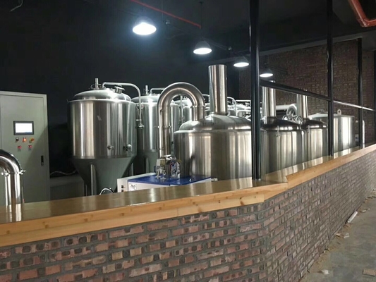 Elaboración de la cerveza ahorro de energía del anuncio publicitario de la pequeña escala del equipo del Microbrewery a prueba de herrumbre