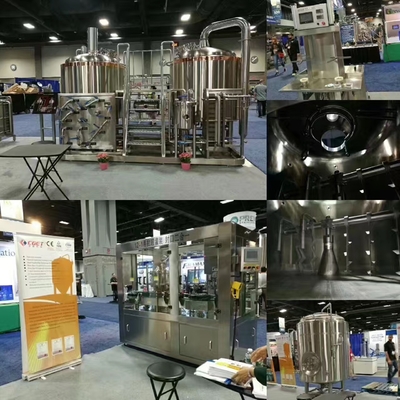 Haga el material casero 304/316 del acero a mano inoxidable del equipo del Microbrewery de la cerveza
