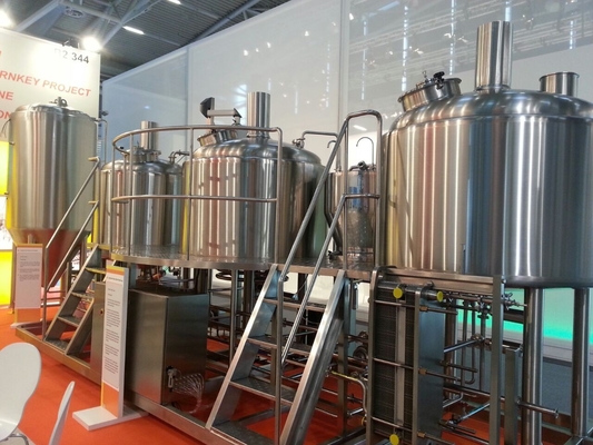 Equipo eléctrico/el mini del Microbrewery del vapor, 3 organiza el equipo de Brewpub