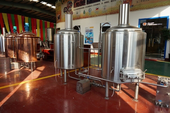 Cerveza automatizada que elabora el acero inoxidable 304 del equipo micro de la cerveza del sistema