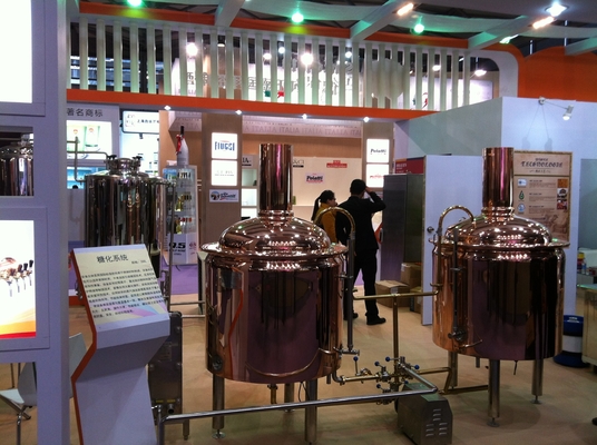 Cobre comercial que elabora el tanque de cobre 50L - 10000L 245KGS de la cerveza del equipo