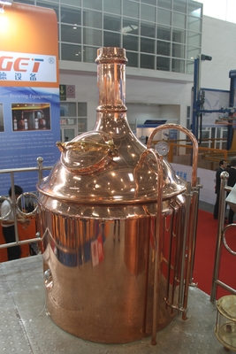 Cobre comercial que elabora el tanque de cobre 50L - 10000L 245KGS de la cerveza del equipo