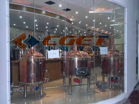 cobre rojo 500L que elabora la cerveza casera del equipo que elabora el equipo garantía de 1 año