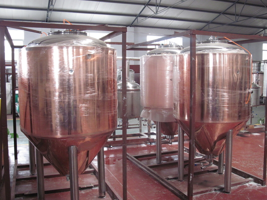 Pequeña cerveza del espejo de cobre profesional que elabora los sistemas, equipo nano de la cervecería