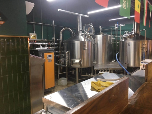 ahorro de la energía micro del equipo de la elaboración de la cerveza del acero inoxidable 500l para la cerveza de malta de IPA