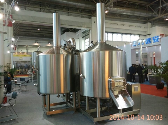 20 grueso de la calefacción de vapor del equipo de la elaboración de la cerveza del acero inoxidable de la cervecería del barril 3Mm