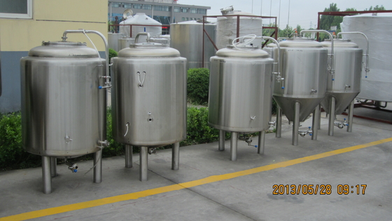 acero inoxidable de la cerveza del arte 500L que elabora el sistema de trituración del buque del equipo dos