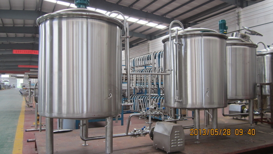 acero inoxidable de la cerveza del arte 500L que elabora el sistema de trituración del buque del equipo dos