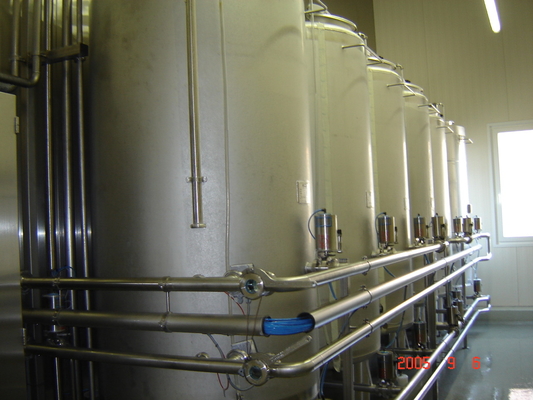 Cadena de producción de la cervecería del sistema de claro del CIP tipo conducido eléctrico para la cerveza
