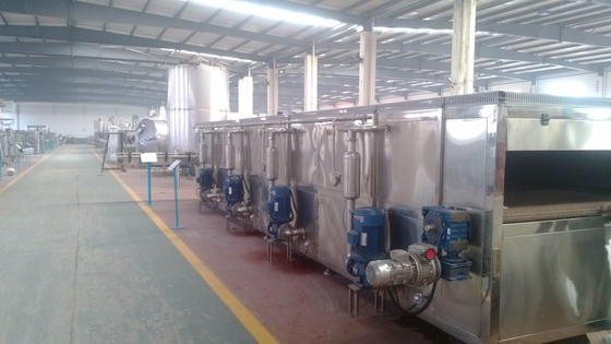 Tipo de rociadura cadena de producción del embalaje pasteurizador del túnel para la cerveza o la bebida