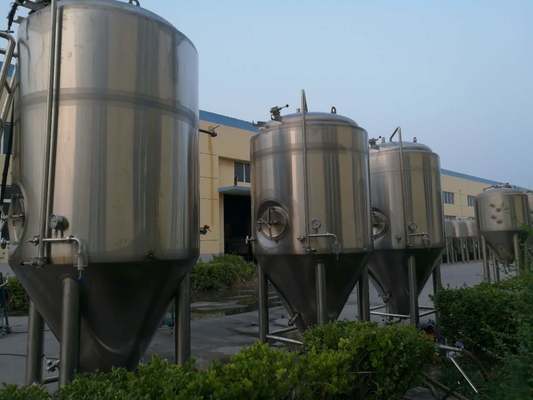 Cerveza del arte SUS304 que elabora el equipo 20bbl con control del PLC de la piedra de la carbonatación
