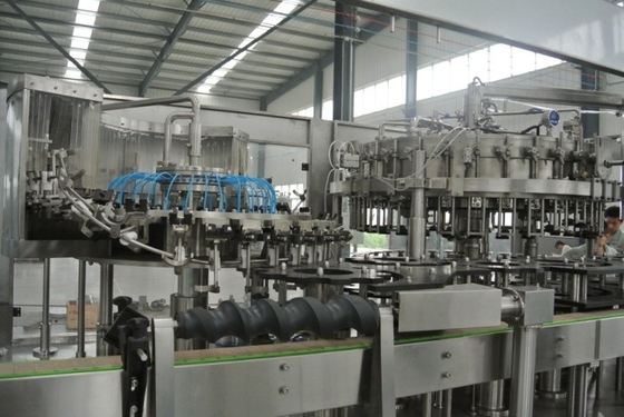 Máquina de relleno y que capsula del agua embotellada de cristal auto garantía de 1 año