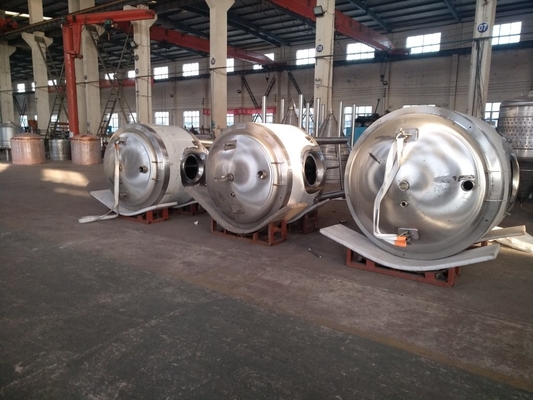 Depósito de fermentación cónico de plata del acero inoxidable del equipo de la fermentación de la cerveza