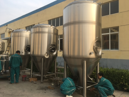la fermentadora comercial de la cerveza de los depósitos de fermentación de la cervecería de 5HL 10HL pulió la superficie