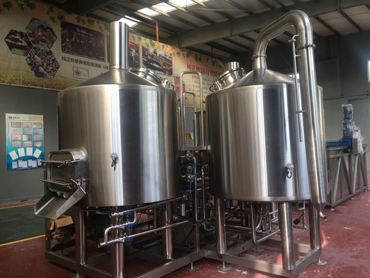 equipo de la elaboración de la cerveza del acero inoxidable de la cervecería de la calefacción del directo-fuego del equipo de la cervecería de la cervecería 1000l