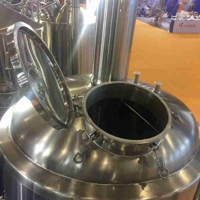 Acero inoxidable 100L 200L 300L del equipo del Microbrewery de la calefacción de vapor por el lote