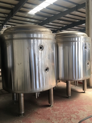 enfriamiento cónico vestido del glicol de la fermentadora del tanque cónico del acero inoxidable de 380V 220V