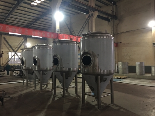 Cerveza cónica cónica del sistema del depósito de fermentación que elabora que elabora el equipo