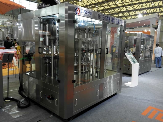 Máquina embotelladoa 1000Bph - 2000Bph de Monoblock del equipo de la cervecería carbónica de la bebida