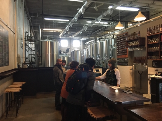 equipo comercial de la elaboración de la cerveza de la cervecería del directo-fuego 3.5bbl pequeño cabido en una calefacción directa del envase 40Hq