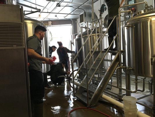 tipo de llavero de la vertical de los sistemas de Brewpub del equipo del Microbrewery de 500L 1000L SS304