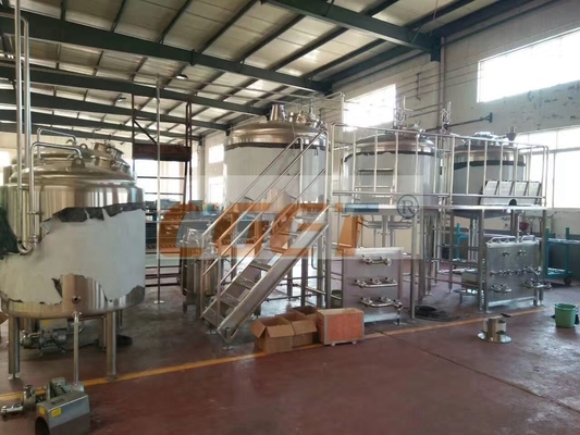Cerveza industrial inoxidable del tanque de acero de la fermentadora de 20 barriles que elabora el equipo