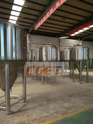 Cerveza industrial inoxidable del tanque de acero de la fermentadora de 20 barriles que elabora el equipo