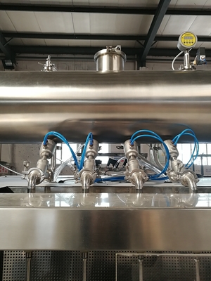 Dos en un embotellado de cristal aséptico y la máquina que capsula para las latas de cerveza 5L