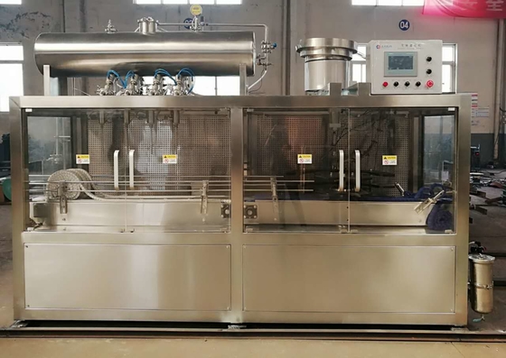 2 en 1 cadena de producción del embalaje máquina que capsula del embotellado aséptico del barril de la hojalata de 5L