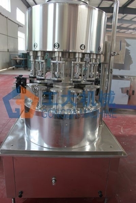 La máquina de embotellado de cristal de Vinager de la uva 3 eléctricos organiza 2000Bph 380V 50Hz