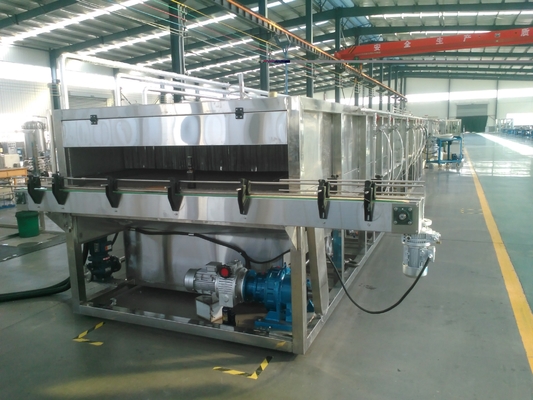 Pasteurizador automatizado cervecería del túnel de la cerveza de la embotelladora del arte garantía de 1 año